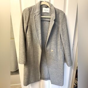 Aritzia Babaton Stedman Wool Coat Grey
